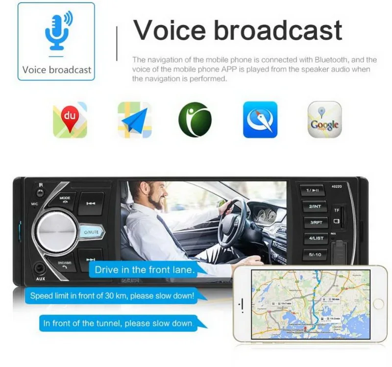 1 Din аудио 4,1 ''FM стерео зеркало радиосвязь кассета player12V Bluetooth DVR/Камера TF/USB/AUX In/DVR Автомагнитола