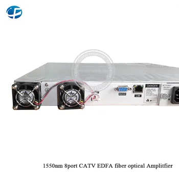 

original high power 1U/80W 1550nm 8 Port 20 dBm CATV EDFA optical fiber Amplifier,with WDM Optical Amplifier