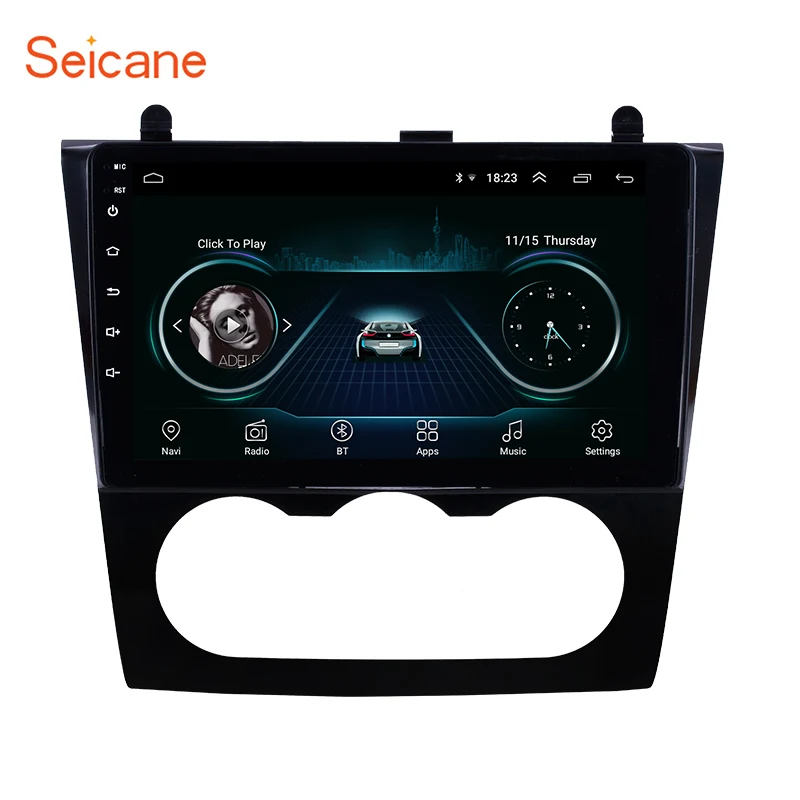 Seicane gps 2din Android 8,1 автомобильный мультимедийный плеер для 2008-2012 Nissan Teana ALTIMA Руководство A/C поддержка Mirror link wifi SWC