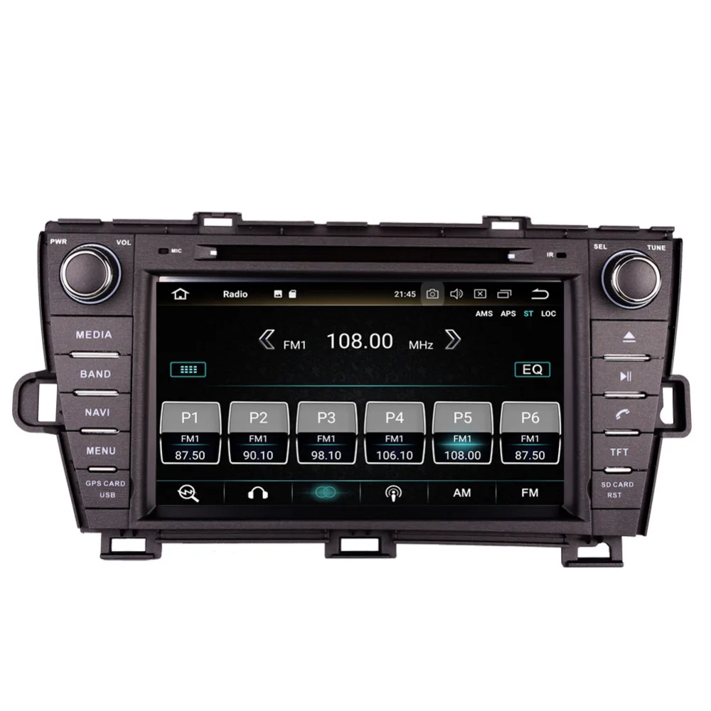 Clearance Android 8.0 Octa Core 4GB RAM Car DVD Multimedia Player GPS Navigation For Toyota Prius 2009- Right Hand Driving Radio Stereo 5