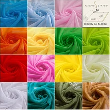 150 см Прозрачная мягкая ткань для тюля нейлоновый сетчатый материал простая Мягкая сетчатая ткань доступны во многих цветах