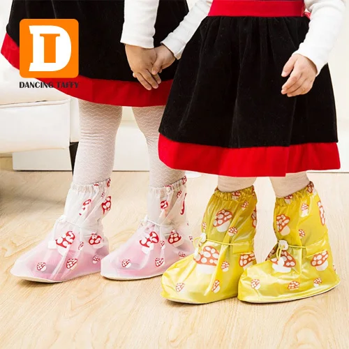 Модная детская обувь; Новинка года; детская водонепроницаемая обувь; непромокаемые сапоги; детские пластиковые дождевые Бахилы для девочек; европейские размеры 25-34