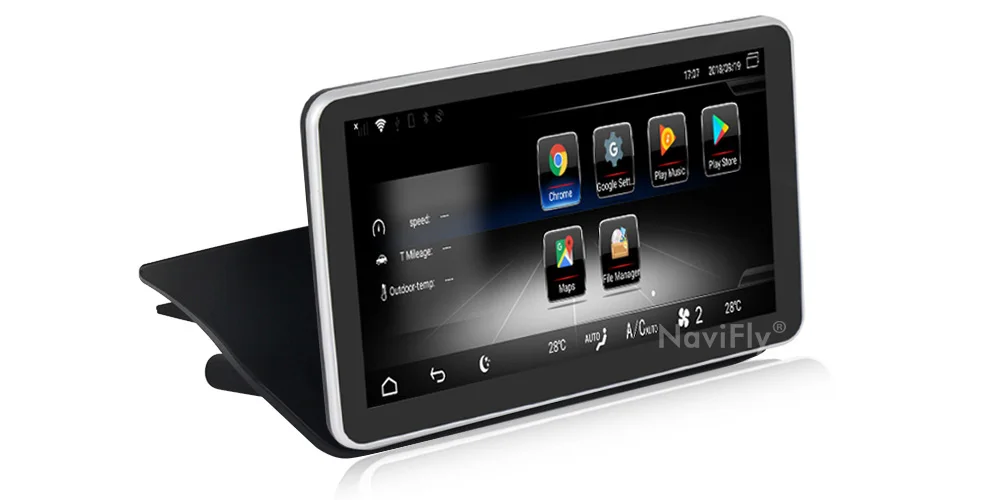 NaviFly 9 дюймов 4G LTE Автомобильный GPS; Мультимедийный проигрыватель для Mercedes Benz E Class W212 2009- Android 7,1 четырехъядерный 3 ГБ+ 32 Гб wifi BT