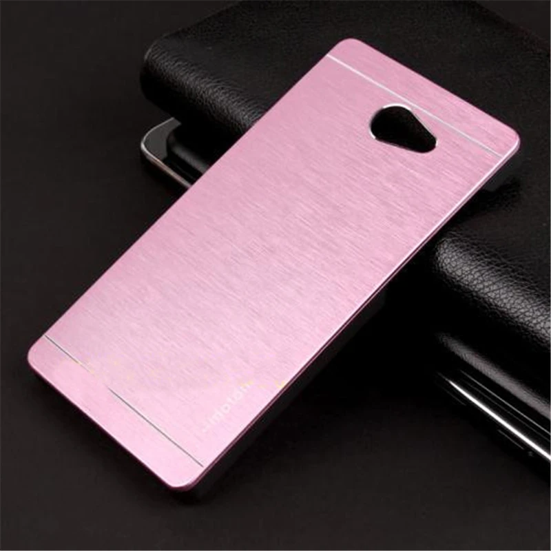 Luxury Aluminum Brush Hard Case For Sony Xperia M2 dual D2302 Hybrid Phone Cover |