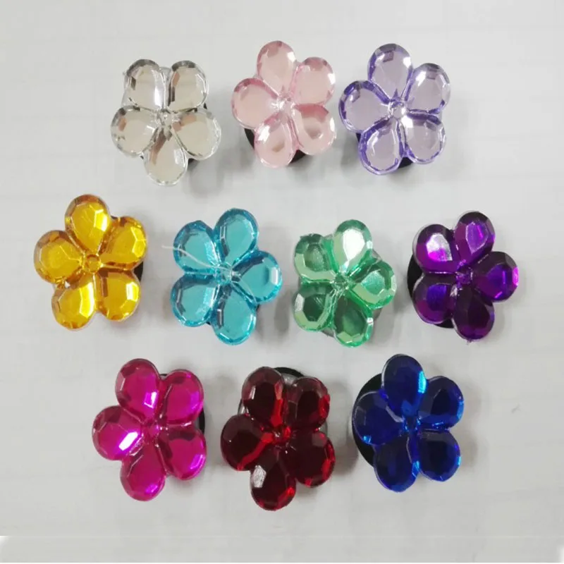 

Fashiong Beautiful 22PCS Flowers Crystal PVC Shoe Charms,Shoe Accessories Decoractions Fit Bracelets Croc,Kids Party Gifts/Favor