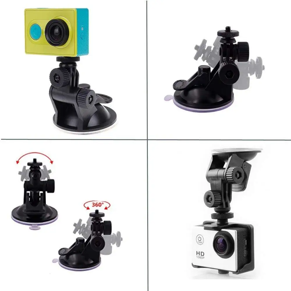Присоска с креплением на присоске для камеры Go Pro Hero 7 6 5 4 3 SJ4000 sj5000 SJ7000 SJ8000 F60 EKEN H9R