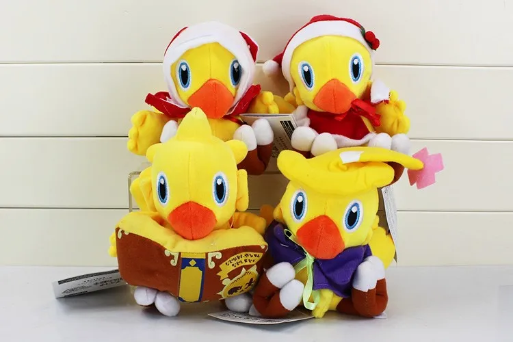 

4 styles cute Anime Final Fantasy VII Plush soft stuffed Animal doll toys for kids gifts
