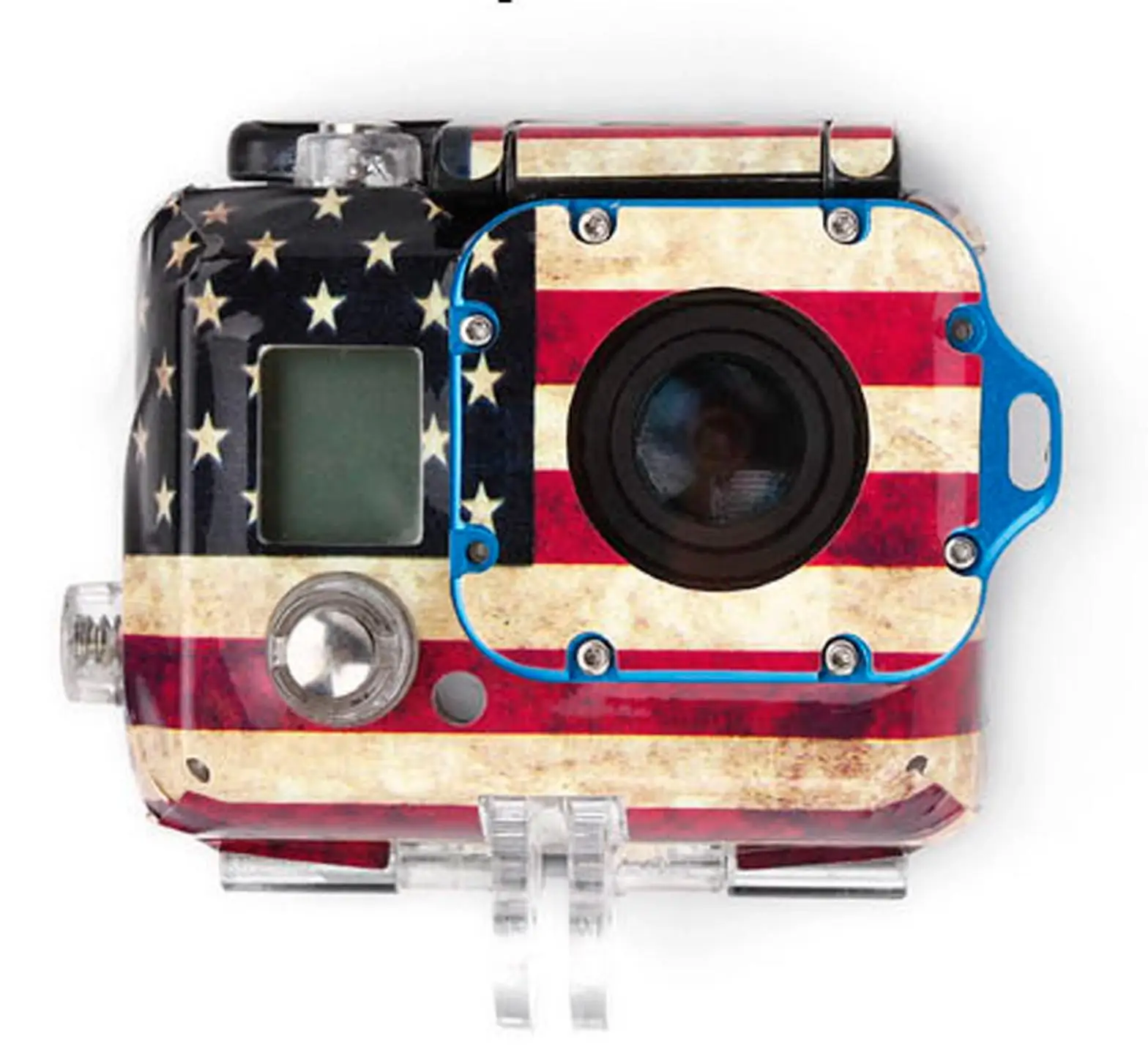 F05817 Американский чехол с флагом Наклейка для Gopro HD Hero 3 корпус камеры не включает чехол