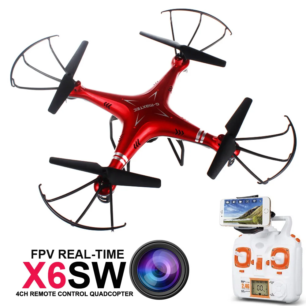  2016 720p X6sw Rc Helicopter Drone Quadcopter Professional Drones With C4010 Wifi Fpv Hd Camera (syma X5sw Upgrated Version) 