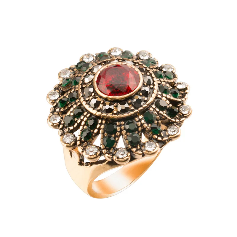 Buy Utimtree Turkey Anillos Jewelry Wholesale Vintage Rings For Women Color