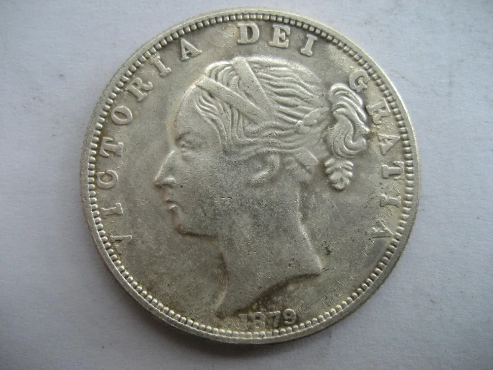 

1879 great britain 1/2 CROWN copy coins