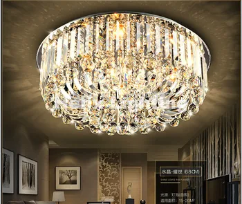 

Free Shipping Ready in Stocks new item fashion Dia800/Dia680/Dia500*H300mm modern ceiling lamp crystal , home crsytal lighting
