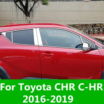

Car Window trim strip modification special stainless steel bright strip body trim window sequins For Toyota CHR C-HR 2016-2019