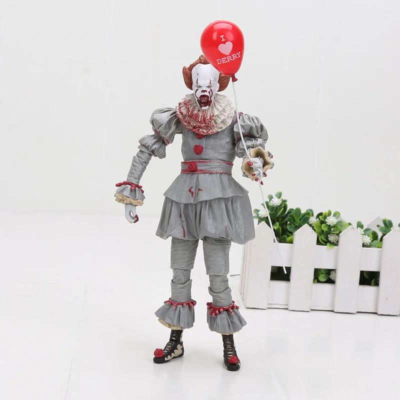 NECA 18 см horro Stephen King's It Pennywise Джокер клоун BJD фигурка игрушки куклы косплей Хэллоуин День Рождество подарок - Цвет: blood no box