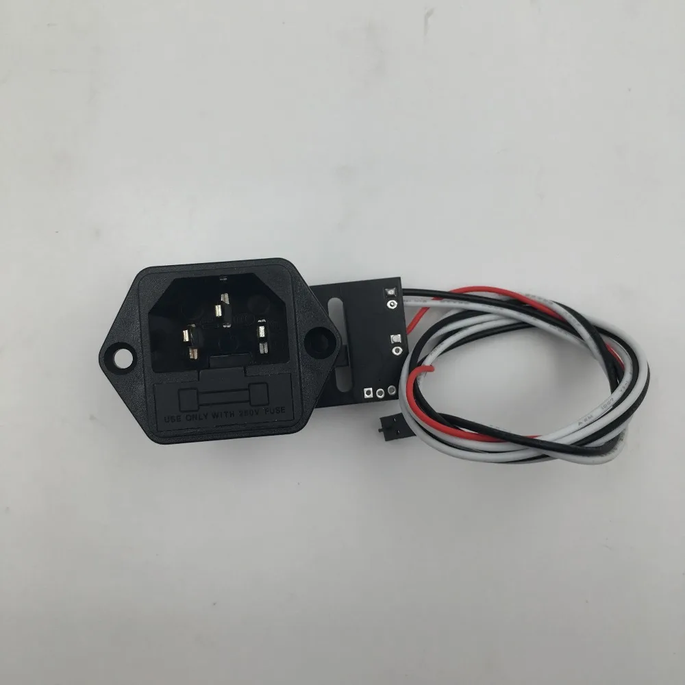 

Reprap Prusa i3 MK3 Power Panic V 0.4 High Voltage With 10A 250V Fuse Switch and socket