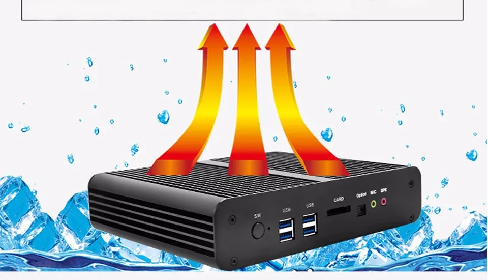 Windows мини ПК i7 4650u i7 4500u Barebone HTPC Intel Nuc Безвентиляторный Компьютер Haswell graphics HD 5000 300M Wifi