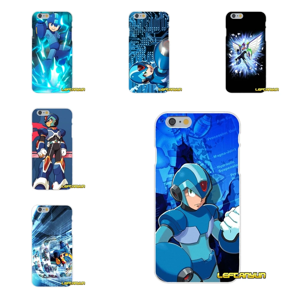 

megaman Mega Man X character For Samsung Galaxy S3 S4 S5 MINI S6 S7 edge S8 S9 Plus Note 2 3 4 5 8 Transparent Soft Shell Covers