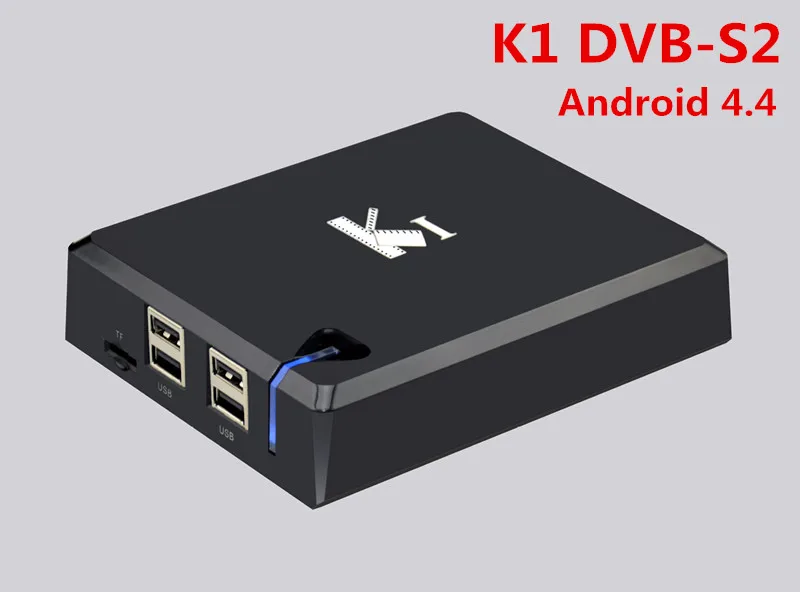 

K1 Android DVB-S2 Android 4.4 Amlogic S805 Quad Cor TV BOX Satellite Receiver Support CCcam NEWcam XBMC ADD-ONS Pre-installed