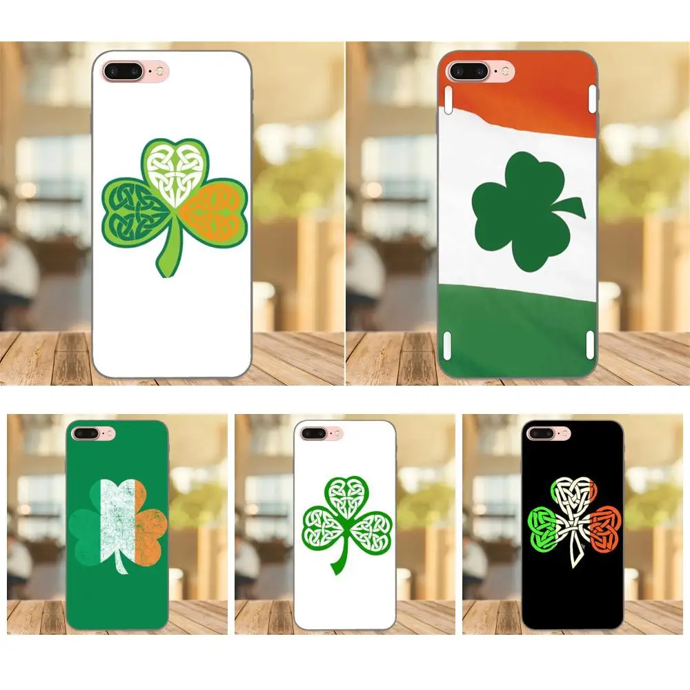 Стильный Дизайн Пластиковый ПК чехол для мобильного телефона Lucky Irish Flag с