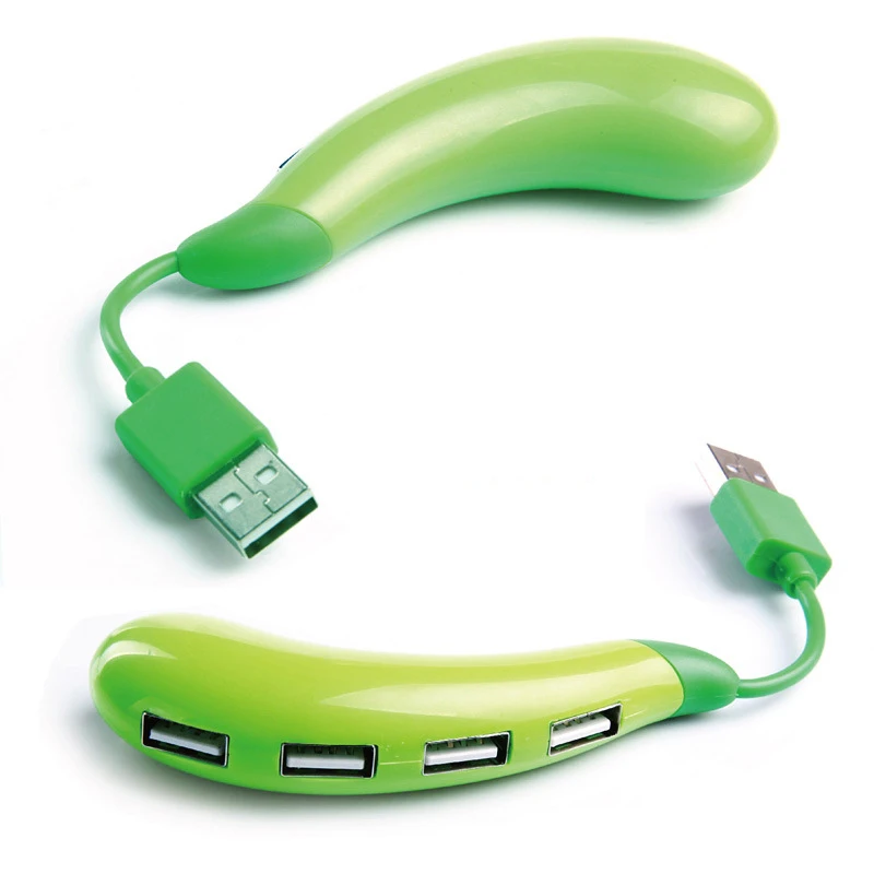 Современный Подарок Скорость Баклажан USB 2 0 4-Порты и разъёмы
