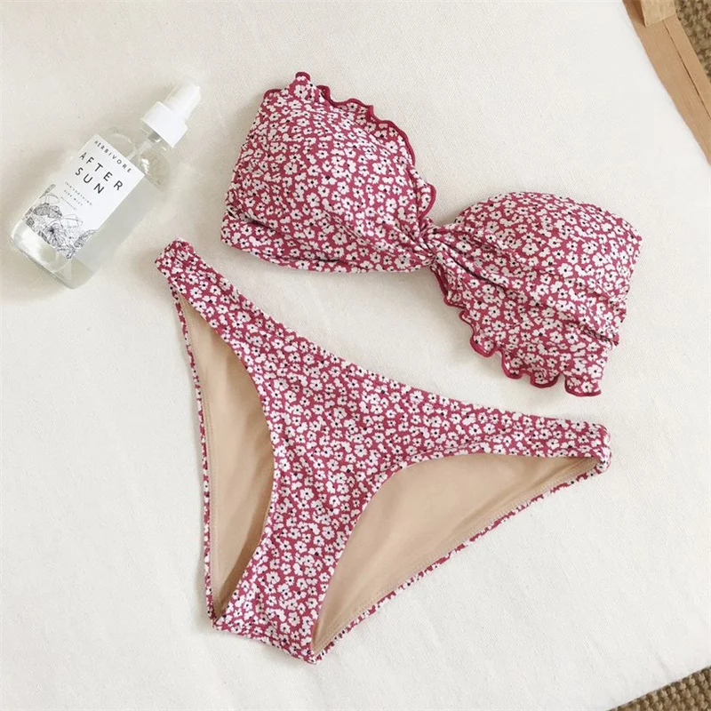 vBikini High end Swimwear 2018 New Women two pieces set Low Waist