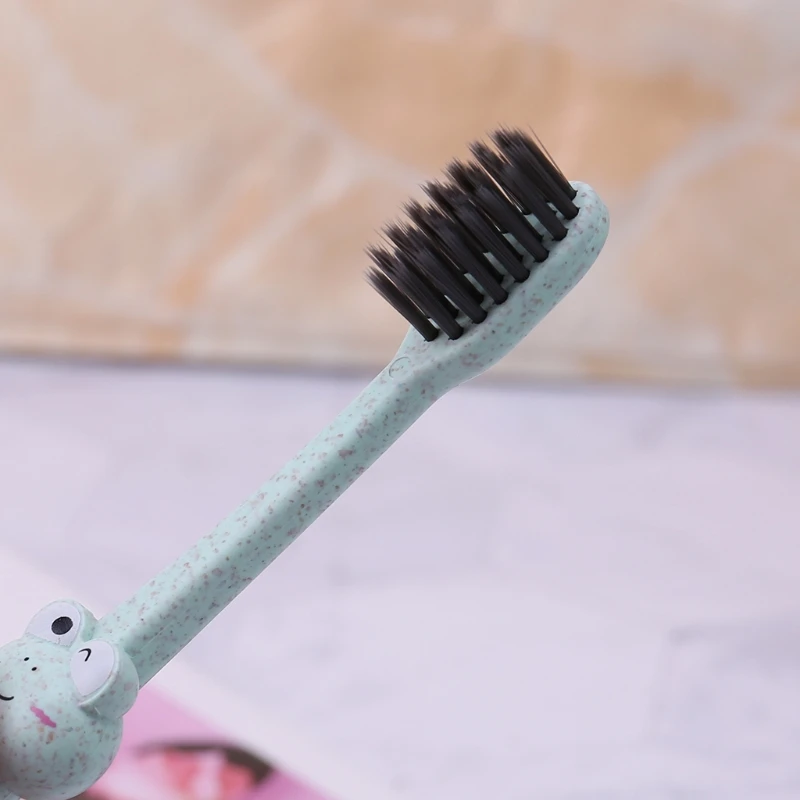 Baby Toothbrush Natural Wheat Straw Cartoon Toddler Kid Newborn Dental Oral Care Bamboo Fiber Kids Toothbrush Baby Toothbrush Natural Wheat Straw Cartoon Toddler Kid Newborn Dental Oral Care Bamboo Fiber Kids Toothbrush