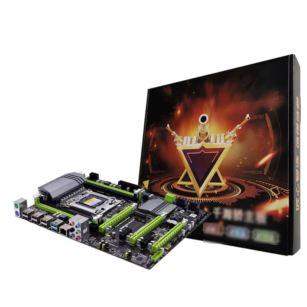 X79 настольные компьютеры материнская плата Sata 3 0 Usb 4xDDR3 DIMM SATA кабель ЦП компьютера