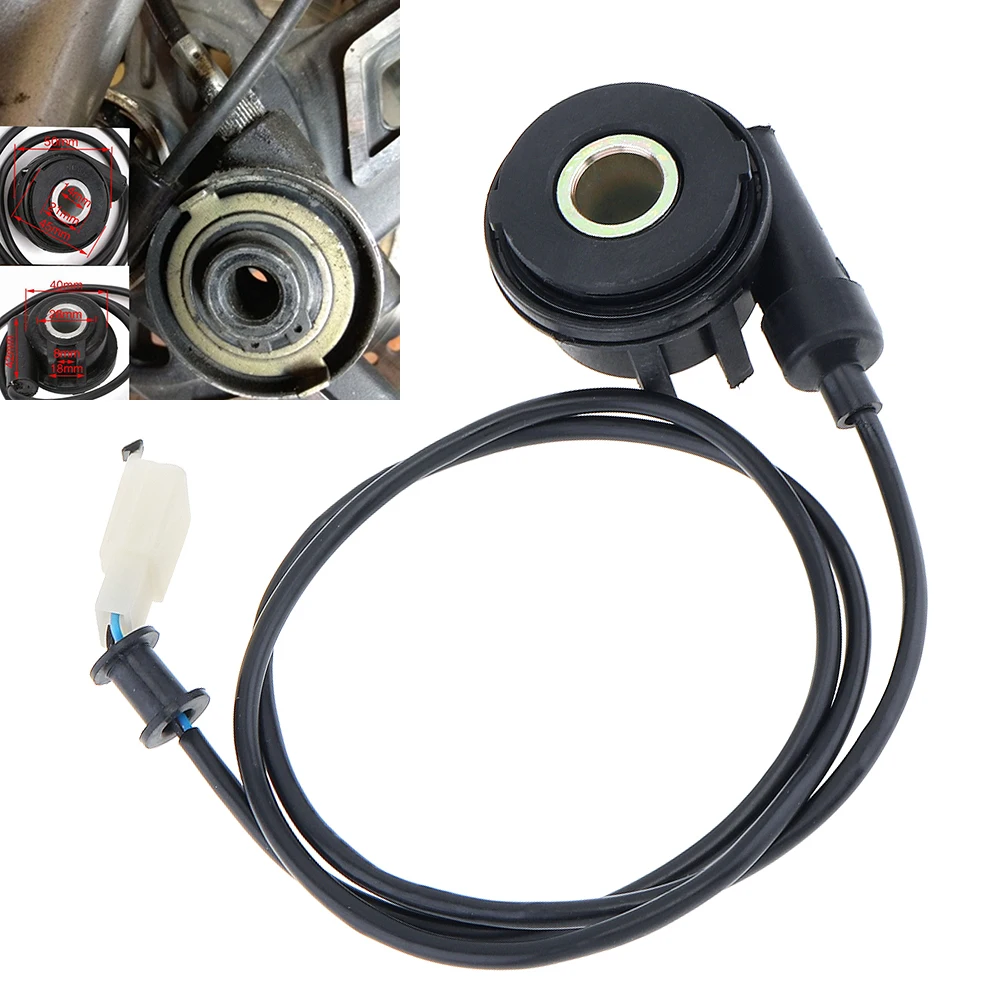 

Motorcycle Digital Odometer Cable Accessory 12V Black Digital Odometer Sensor Speedometer Cable Box Attache Annex for Motorcycle