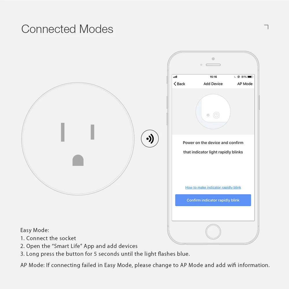 220 В Wi-Fi розетка, стандарт ЕС смарт-Розетка WiFi, умный дом wifi розетка совместима с Alexa, Wi-Fi управляемая розетка