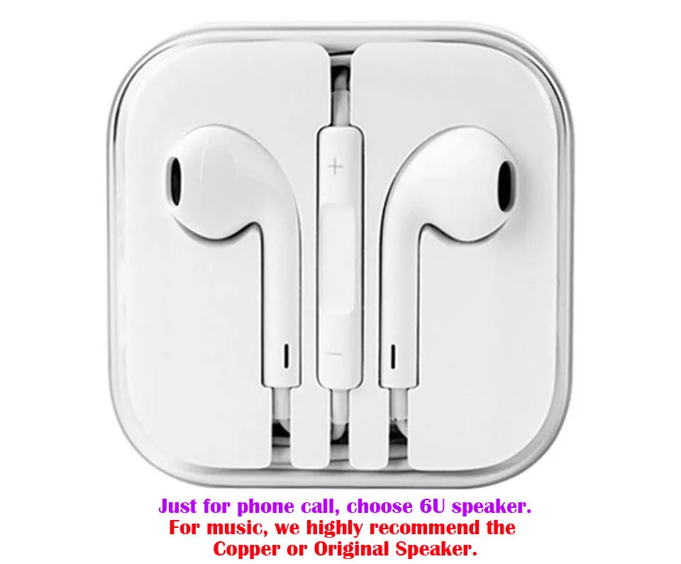 

1pcs 3.5mm In Ear Earphone Headset Bass Sub Woofer Microphone Volume Control for Universal iOS & Android PC Phone free Shipping