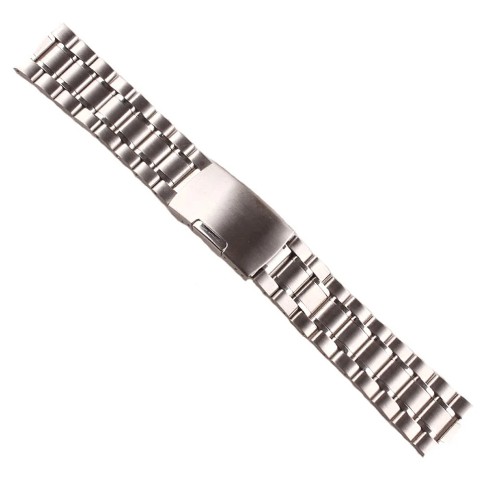 Universal Stainless Steel Watch Band 18mm 20mm 22mm 24mm Solid Steels