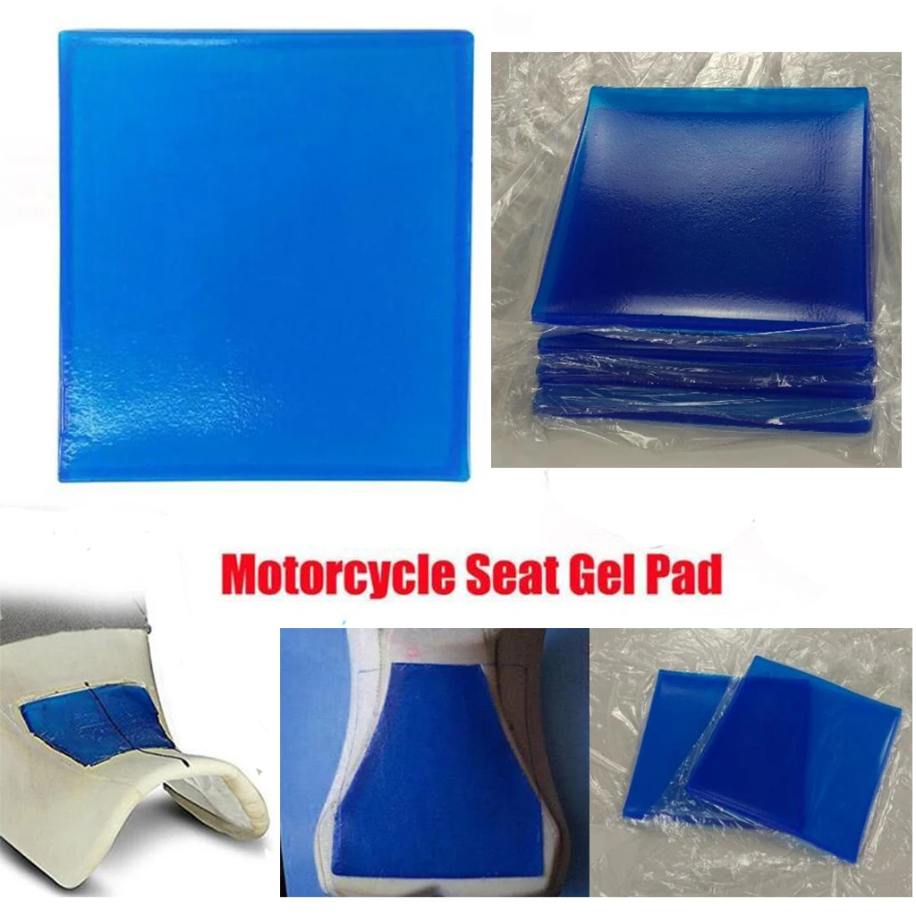25*25*2CM Motorcycle Seat Gel Pad Shock Absorption Mat Comfortable Cushion Reduces transmission of road impacts