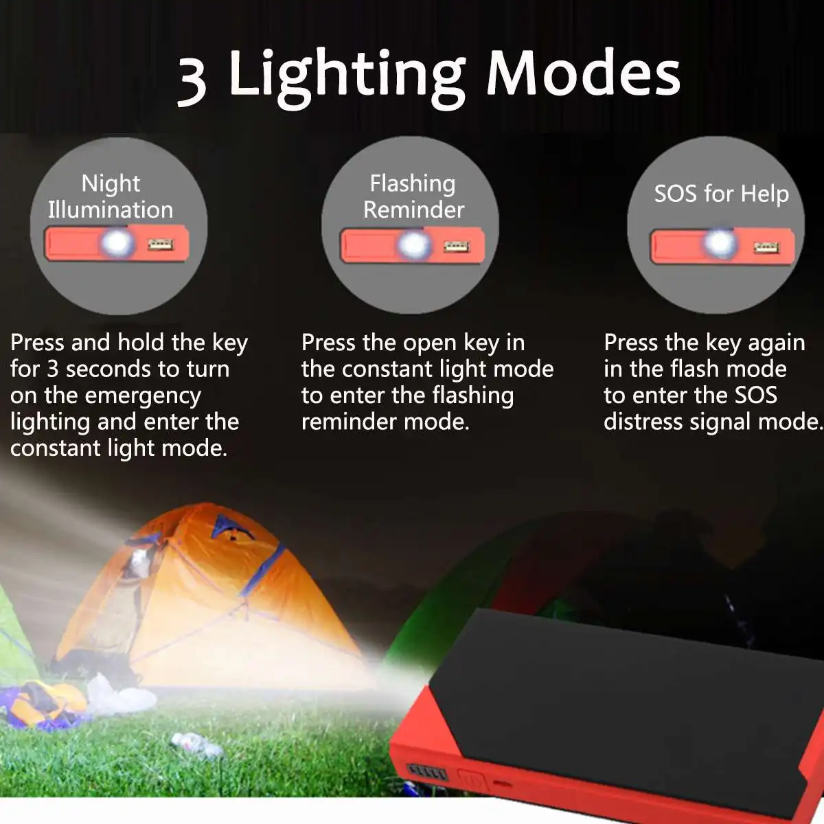  Multifunction 400A Car Jump Starter Power Bank 12V USB LED Portable Emergency Car Battery Booster C