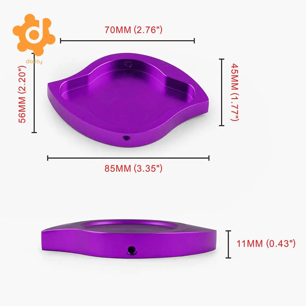 dolity Car Aluminum Alloy Oil Fuel Tank Cap Cover for   for Honda for Mazda for Kia
