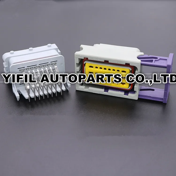 

5/10/20sets/lot 24 Pin/Way Male And Female FCI Oil To Gas Computer Board ECU Connector Plug With Terminal 211PC249S8005
