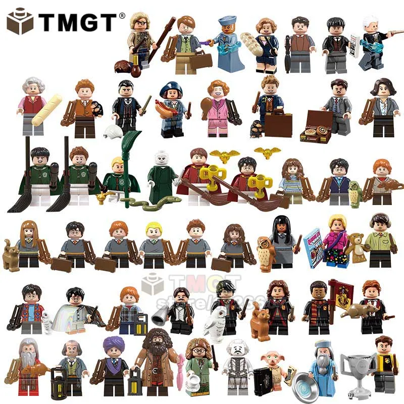 

Single Sale Dobby Hermione Cho Chang Trolley Witch s Building Blocks Toys Gifts for Children
