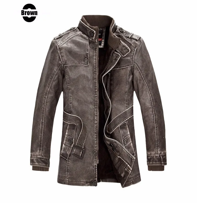 Стоячий воротник, высокое качество, кожаная куртка для мужчин, тонкая, теплая, мужская, s, промытая кожа, мотоциклетная, байкерская куртка