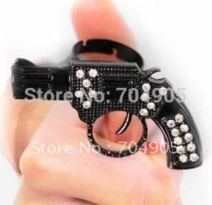 

Min.order is $10 (mix order) Free Shipping ~~~Fine New Retro Funny Adjustable Pistol-shaped Ring PK-0049