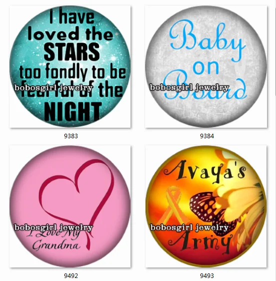 

SN1463 word snap button Jewelry Charm photo glass cabochon