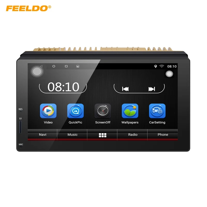 

New 7inch Ultra Slim Android 8.1 Quad Core Media Player With GPS Navi Radio For Nissan/Hyundai All 2DIN ISO Size Car Head Unit