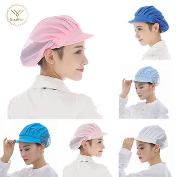 

New Breathable cotton ladies scrub Medical Nurse Cap Cotton Breathable Surgical Scrub Hats for Women Dentist Work Hats nurse cap