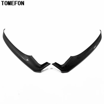 

TOMEFON For Toyota Camry XV70 2017 2018 2019 Front Bumper Protector Cover Trim Sticker Exterior Accessories ABS Carbon Fiber