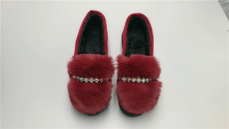 ZJVI/ женские модные теплые меховые туфли на плоской подошве с круглым носком; сезон осень; женские черные пикантные повседневные туфли на плоской подошве; лоферы
