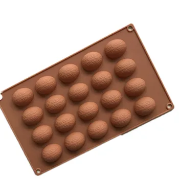 

GEJIGEMI 20 even walnut mold silicone cold soap mold silicone chocolate mold silicone ice mold