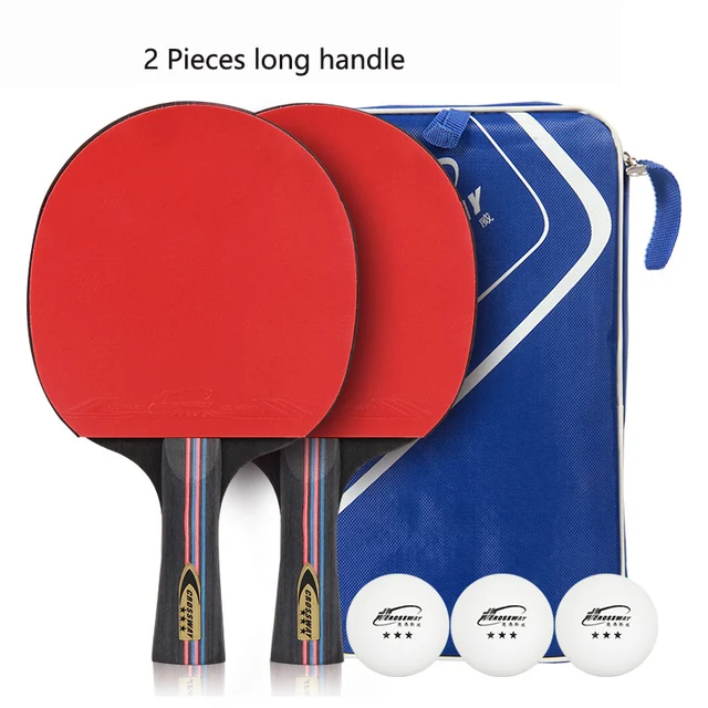 2pcs/lot Table Tennis Bat Racket Long Short Handle Ping Pong Paddle ... 2pcs/lot Table Tennis Bat Racket Long Short Handle Ping Pong Paddle ...