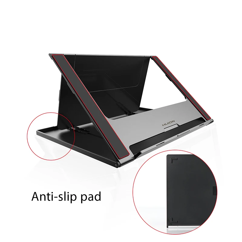 Suporte de Metal Dobrável Huion com Ângulo Ajustável para Monitor Gráfico de 15.6 Polegadas - Imagem 2