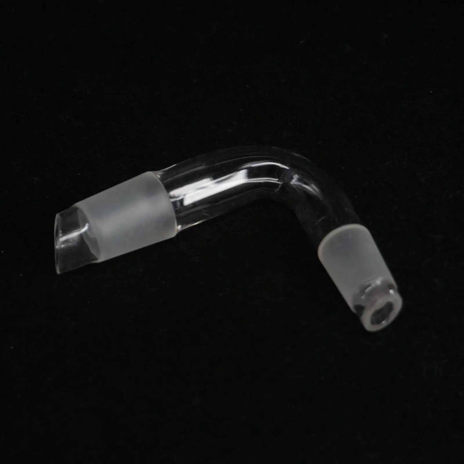 24/29 x 19/26 Stopper Lab Glass Adapter Distilling Head 75 Degree Bend
