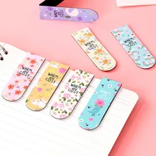 Канцелярские товары магнитная закладка с рисунками из мультфильмов Тоторо британский стиль магнит милый Закладка магнитный материал Мультяшные закладки