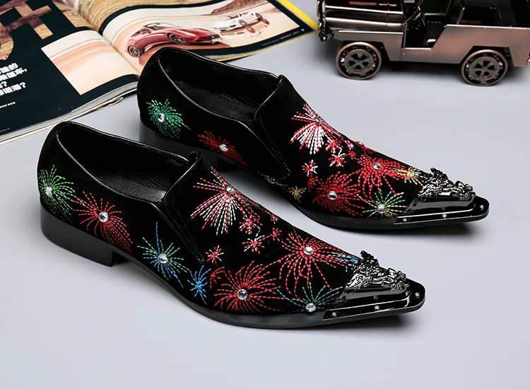As Cravado Choudory Picture Masculino Pointy Loafers Homens Sociais Brogue Vestem Cores Ferro De Toe Sapato Italianos 2017 Se Misturadas Sapatos Preto qtHCt