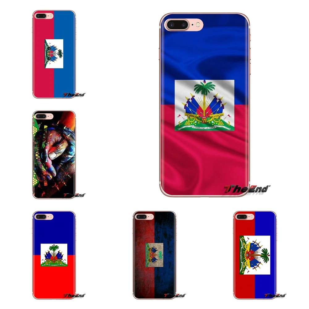 Для huawei G7 G8 P7 P8 P9 P10 P20 P30 Lite Mini Pro P Smart плюс 2017 2018 2019 Винтаж Гаити флаг баннер чехол из